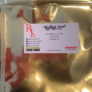 2019 ROLLING LOUD TICKET